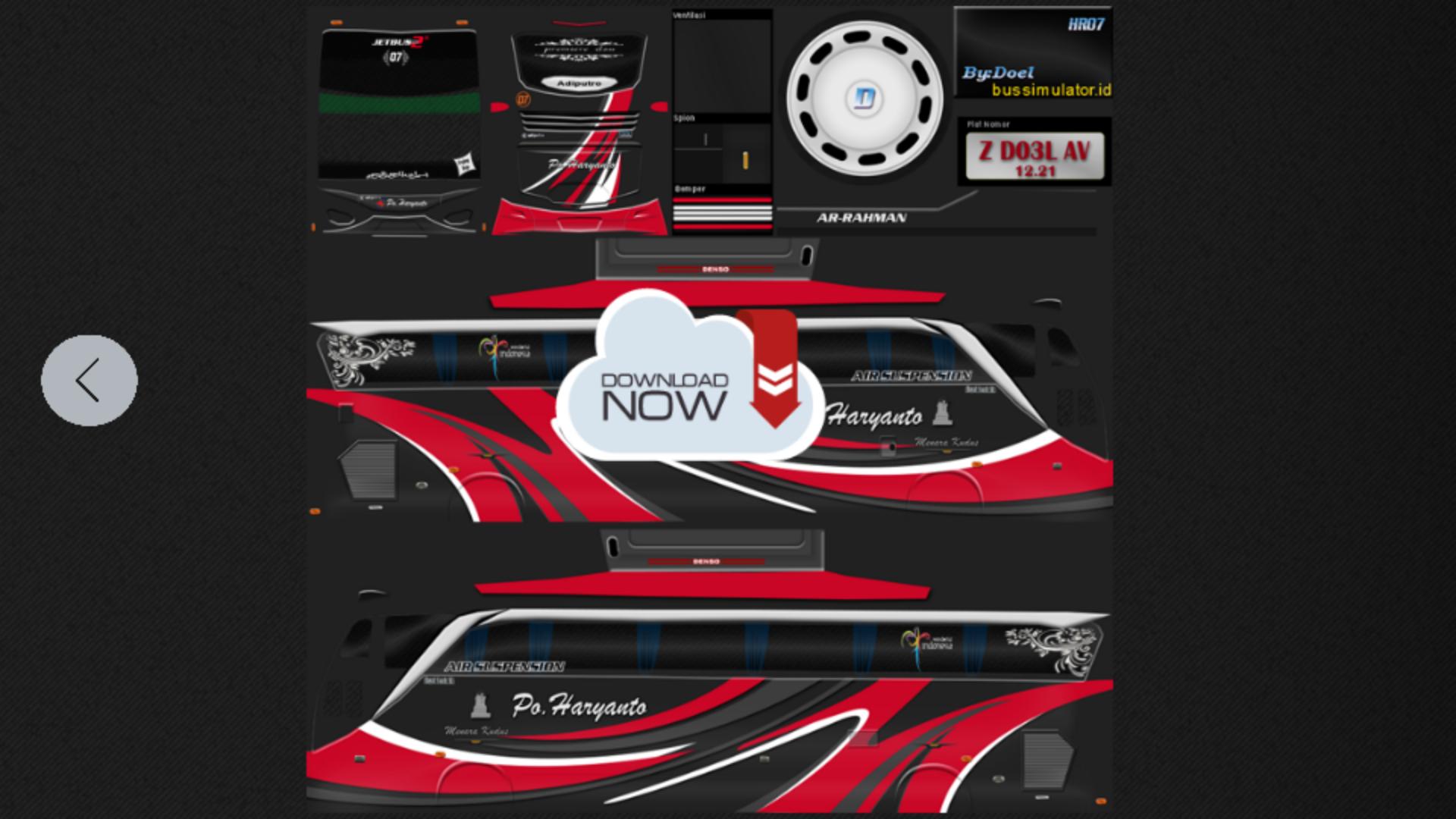 Livery Bussid Po Haryanto Hd For Android Apk Download