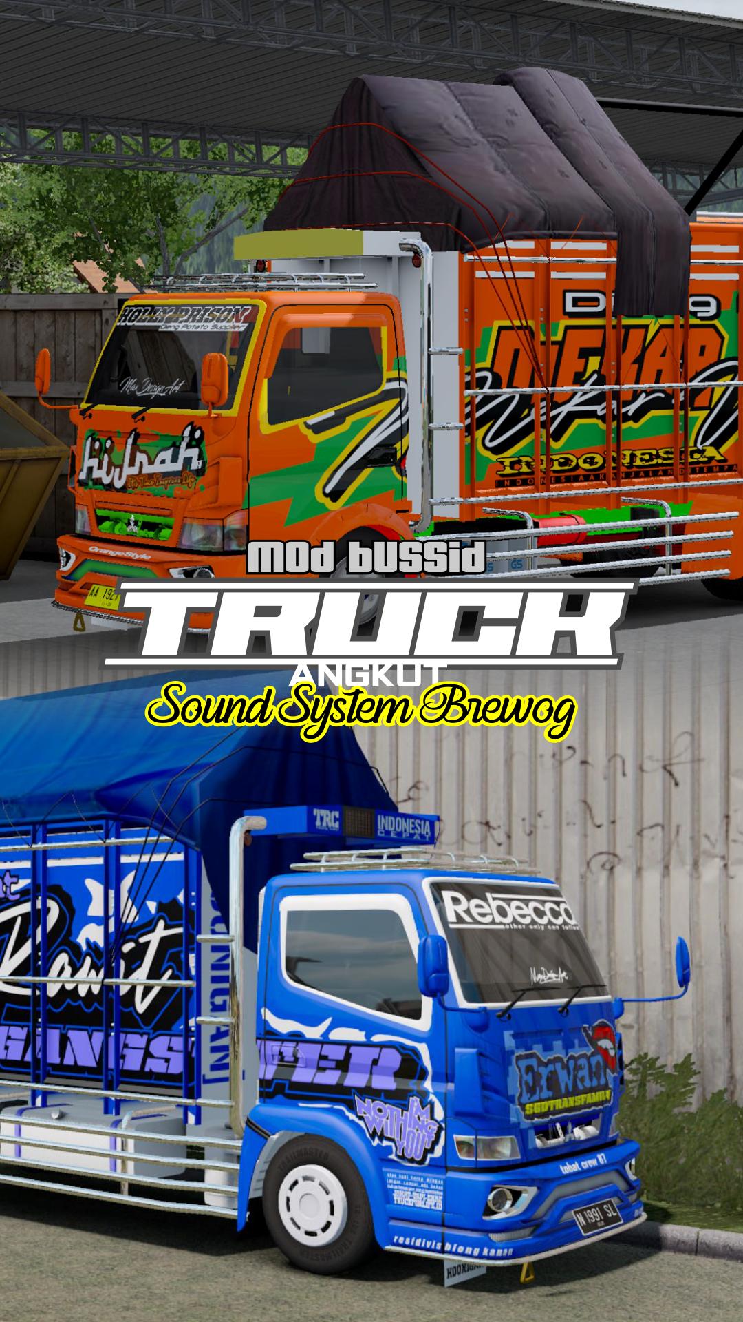Livery truk brewog audio bussid