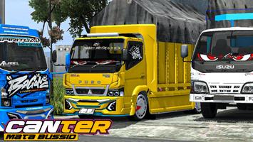 Truck Canter Mata Bussid syot layar 1