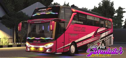 Livery Bus Simulator Basuri ポスター