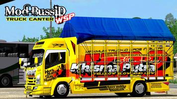 Mod Bussid Truck Canter WSP постер