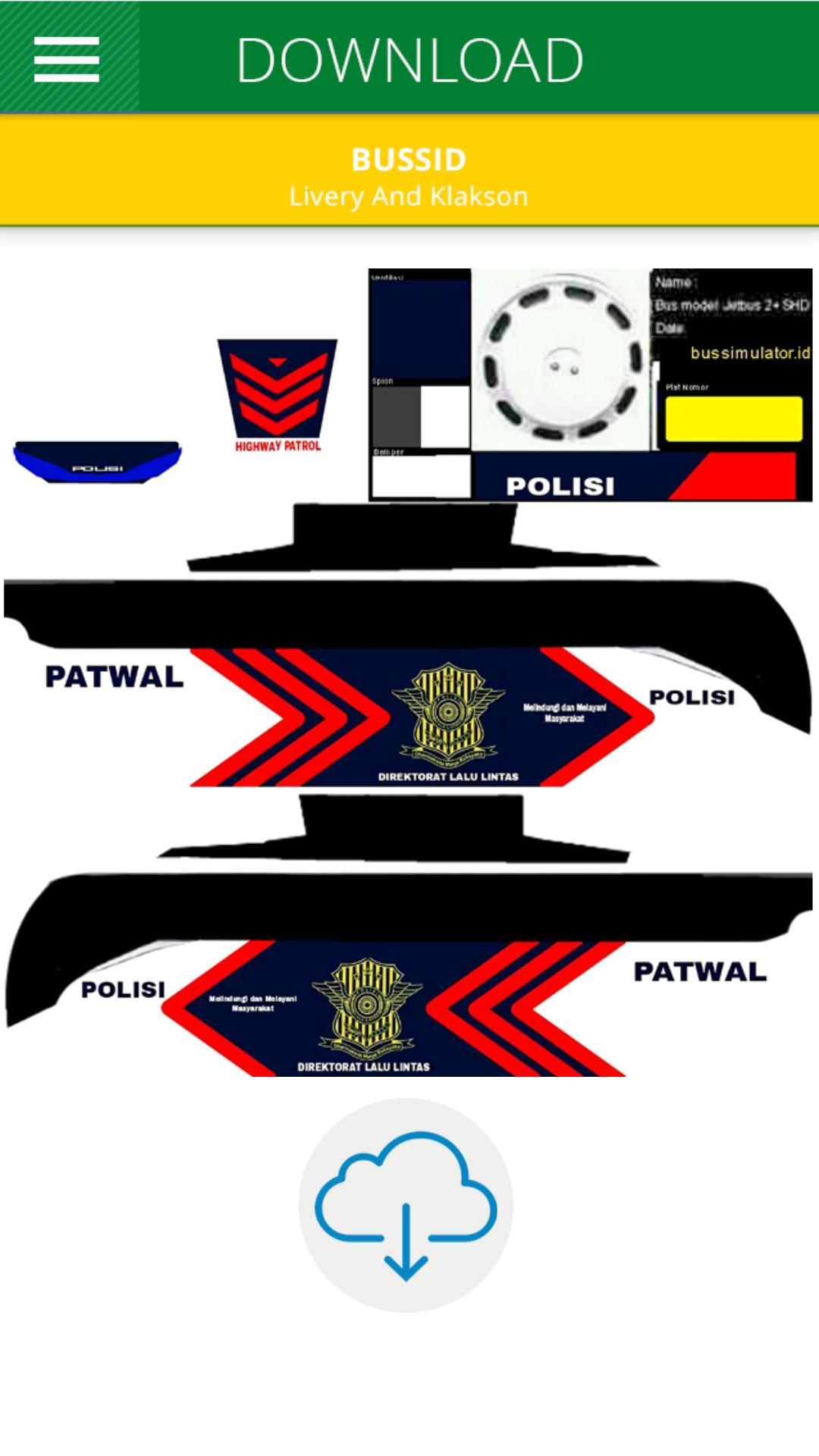 Livery Bus Polisi for Android - APK Download