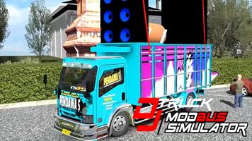 DJ Truck Mod Bus Simulator پوسٹر