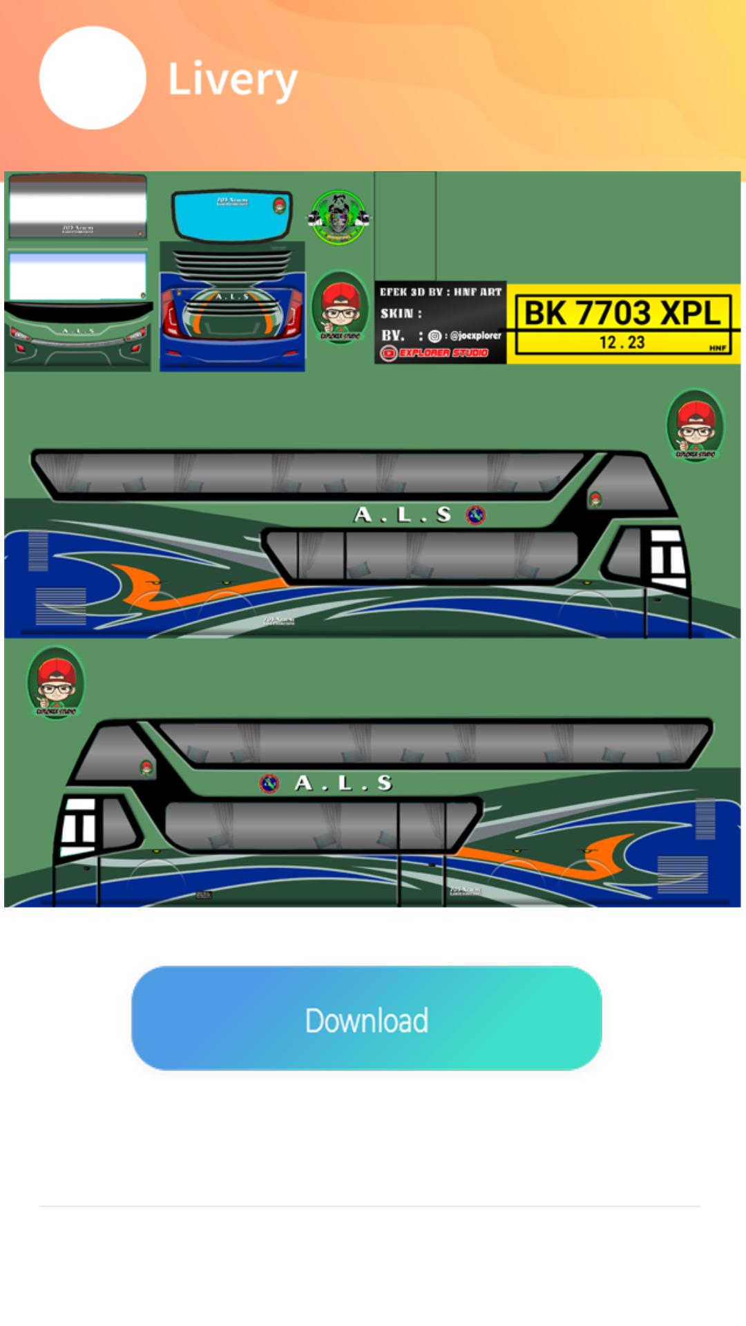 25+ Inspirasi Keren Stiker Bus Simulator Indonesia Tingkat