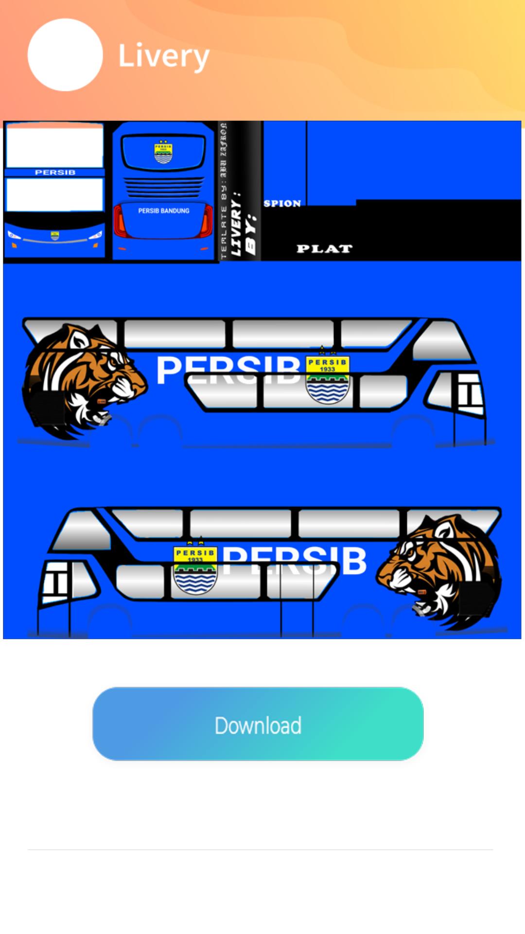 Download Livery Bussid Bimasena Sdd Persib livery truck