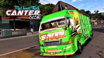 Mod Bussid Truck Canter 2023 포스터