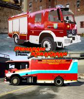 Mod Mobil Pemadam Kebakaran poster