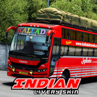 Bussid Indian Livery Skin icône