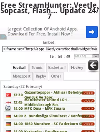 Live Score, Live TV APK pour Android Télécharger