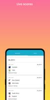 LIVE SCORE - For Cricket capture d'écran 1