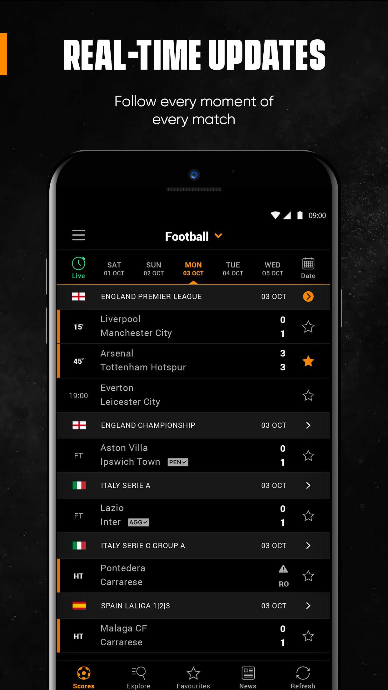 LiveScore for Android - APK Download