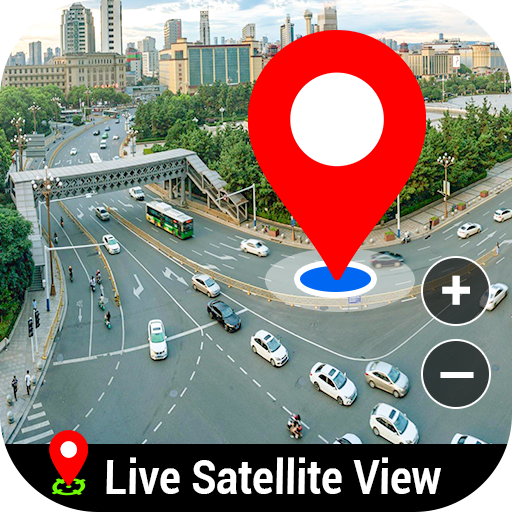 GPS 衛星 マップ と 方向、 ボイス ナビゲーション