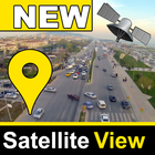 Live satellite view : Gps maps travel navigation icône
