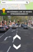 Leben Straße Aussicht Navigation & Satellit Karten Plakat