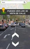 vivir calle ver navegación & satélite mapas Poster