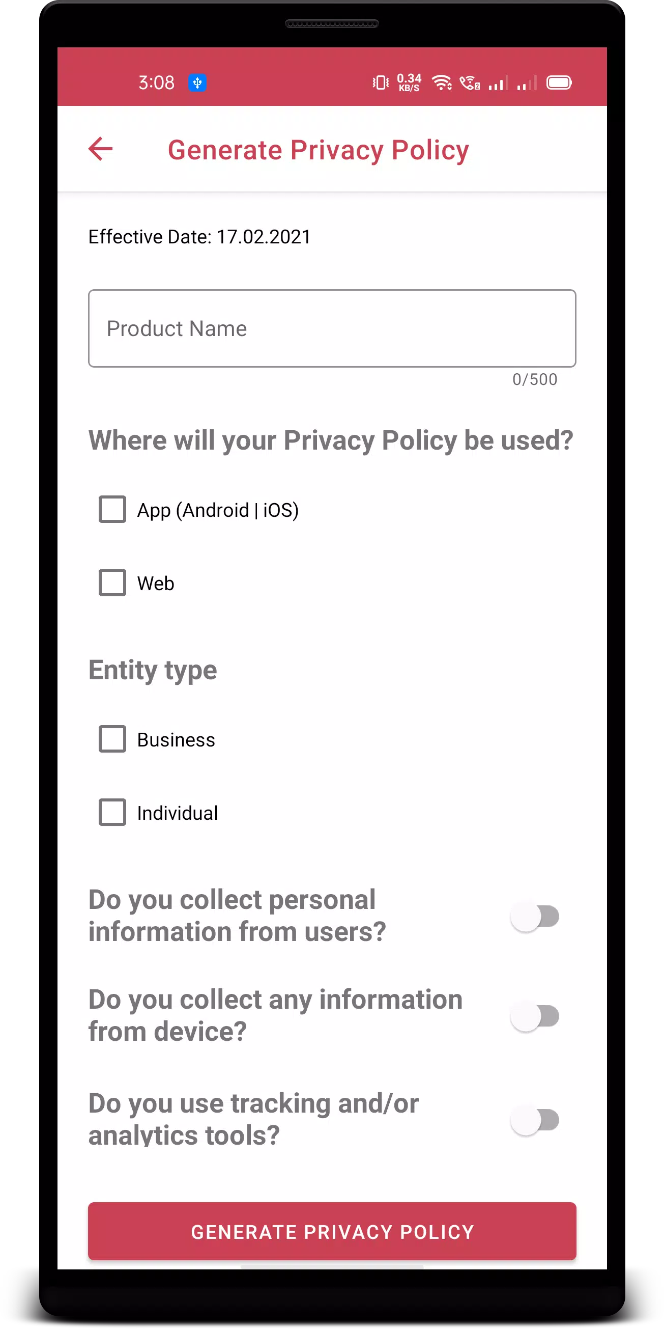 Privacy Policy Generator APK for Android Download