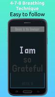 Breathing Gratitude - Read Relaxing Affirmations Affiche