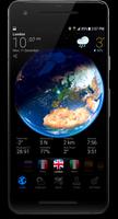 3D EARTH - weather forecast poster