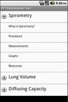 Patient PFT Educational tool Screenshot 1