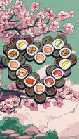 Triple Sushi Match-Tile puzzle Ekran Görüntüsü 2
