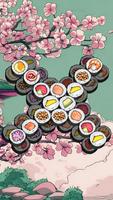 Triple Sushi Match-Tile puzzle Ekran Görüntüsü 3
