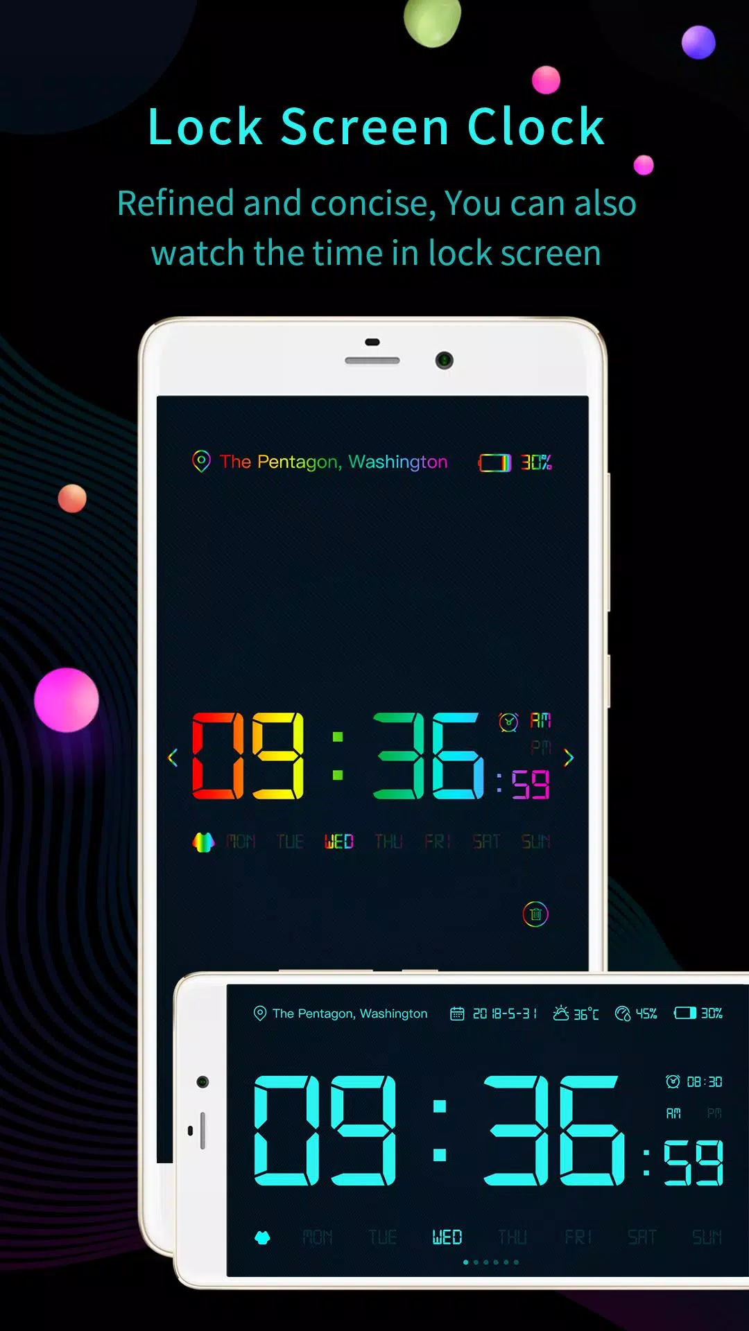 Descarga de APK de Reloj digital Gadget para Android