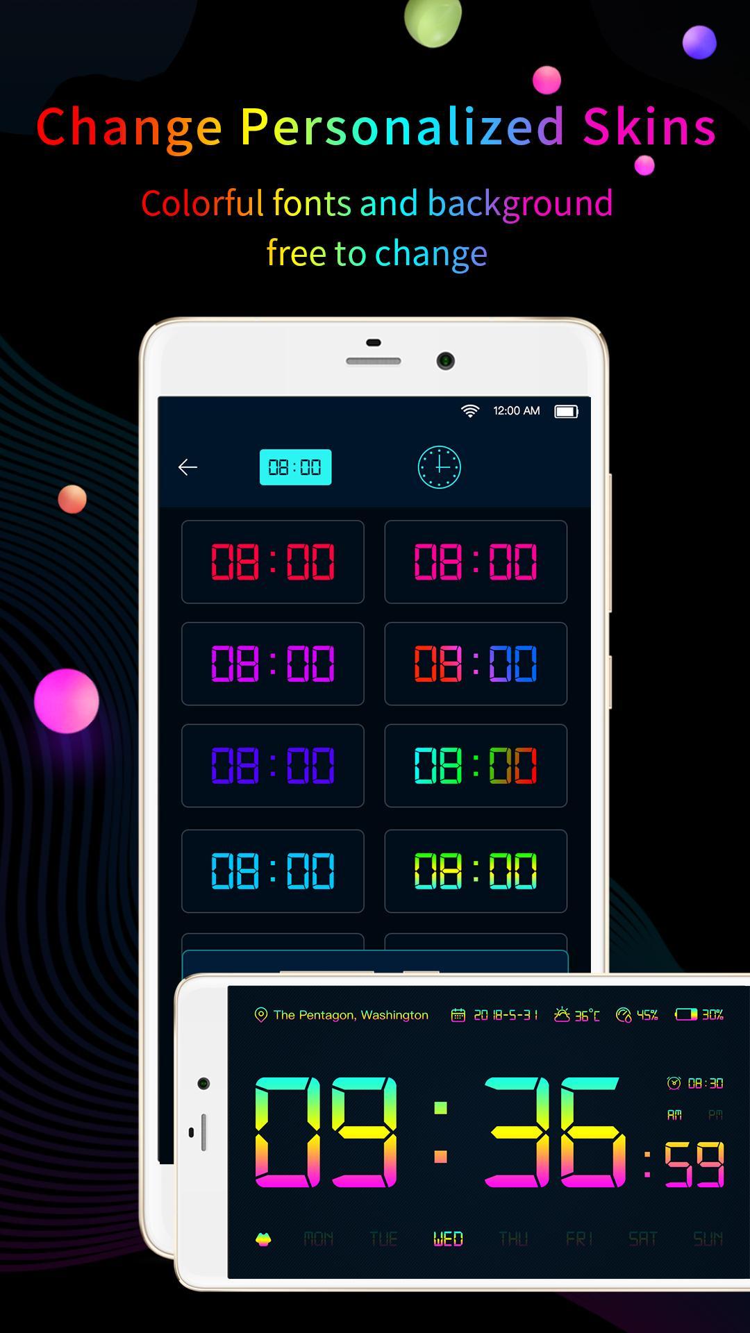 Digital clock widget APK for Android Download