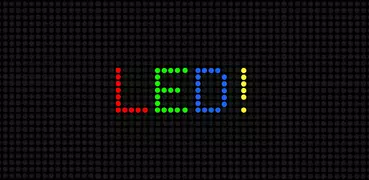 Blinkendes LED-Banner