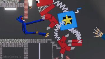 Boxy Huggy: People Playground Plakat