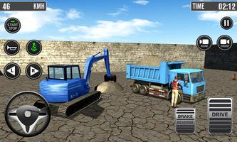 Building Construction 3D- Excavator Simulator 2019 Affiche