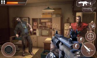 Zombie Shooting Games - The Last Land اسکرین شاٹ 1