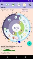 Biological Clock: track sleep  تصوير الشاشة 1