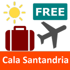 آیکون‌ Free Cala Santandria Travel Guide with Maps