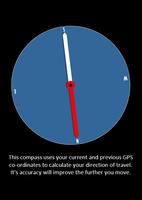 Sensorless GPS Compass Adfree Cartaz