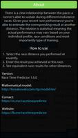 Race Time Predictor screenshot 3