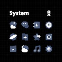 ENIX DARK Icon Pack تصوير الشاشة 3