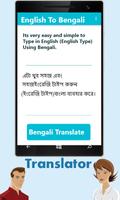 Bengali to English Translator captura de pantalla 1