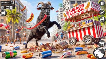 Goat Life City Adventure 3D الملصق