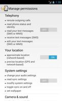 Automate location permissions captura de pantalla 1