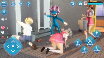 School Simulator Scary Game 3D captura de pantalla 1