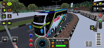 Bus Simulator Lintas Nusantara capture d'écran 1