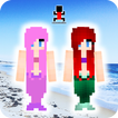 Cute Mermaid Skins for MCPE
