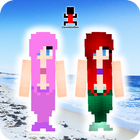 Cute Mermaid Skins for MCPE ícone