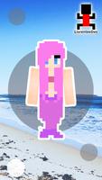 Cute Mermaid Skins for MCPE Cartaz