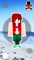 Cute Mermaid Skins for MCPE imagem de tela 1