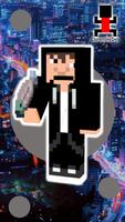 Hackers Skins for Minecraft Poster