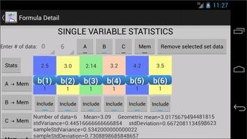 Interactive Statistics PRO capture d'écran 2