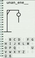 Hangman - Deutsch-Spiel 스크린샷 1
