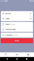 Last Minute Flight Booking App постер