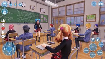Anime Girl School Simulator स्क्रीनशॉट 2